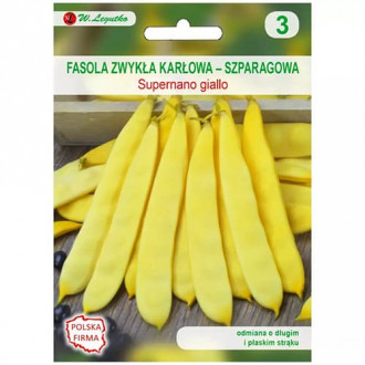 Fazuľa šarlátová trpasličia Supernano giallo obrázok 4