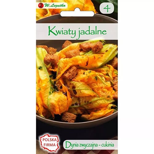 Cuketa (Tekvica obyčajná) Astra Polka - Jedlé kvety artikel fotografia 1 Cuketa (Tekvica obyčajná) Astra Polka - Jedlé kvety obrázok 1 artikel 86729