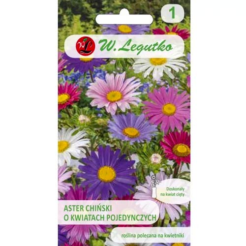 Hviezdnica čínska s jednotlivými kvetmi Madeleine, zmes obrázok 1 artikel 96693