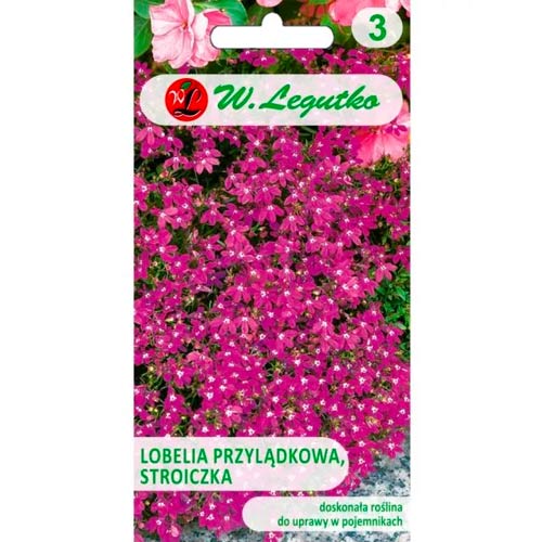 Lobelka modrá (Lobelka drobná) karmínovo červená obrázok 1 artikel 78572