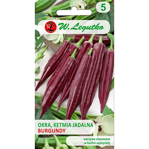 Okra (Ibištek) jedlá Burgundy obrázok 1 artikel 69505