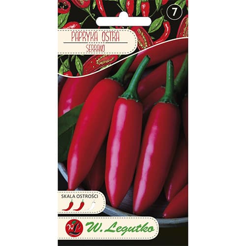 Paprika pálivá Serrano artikel fotografia 1 Paprika pálivá Serrano obrázok 1 artikel 78438