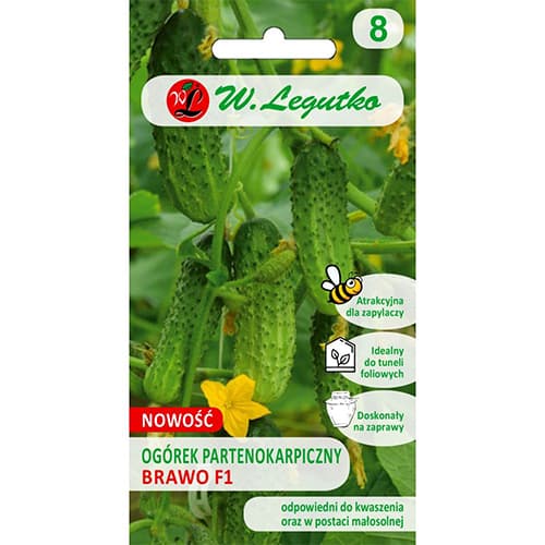 Poľná nakladaná uhorka pod krytom Uhorka poľná Brawo F1 obrázok 1 artikel 86858