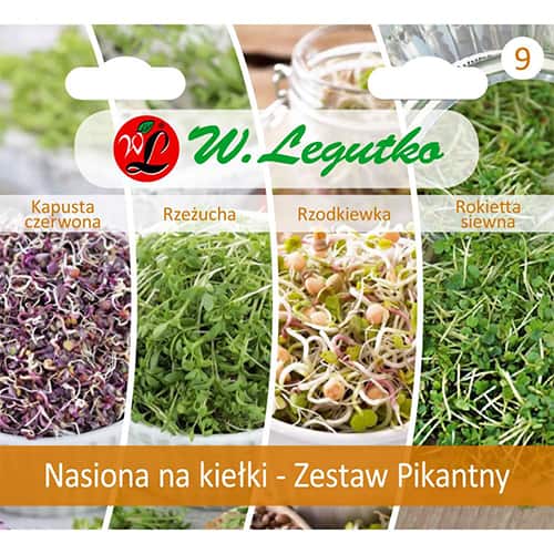Semená na klíčky - Sada Pikantná, 4 druhy obrázok 1 artikel 96833